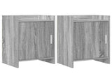 Bedside Tables 2 pcs Grey Sonoma 40 x 30 x 60 cm 8011022