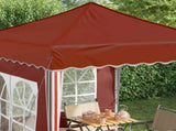 Pop-up Party Tent 195 x 195 x 245 cm Terracotta Oxford Fabric 42019732