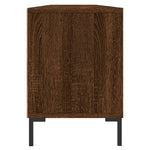 ZNTS TV Cabinet Brown Oak 150x30x44.5 cm Engineered Wood 831291