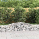 Arched Gabion Basket 400x30x40/60 cm Galvanised Iron 153522