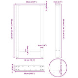 Bar Table Legs Anthracite 2 pcs 50x cm Steel 4013330