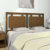 Bed Headboard Honey Brown 155.5x4x100 cm Solid Pine Wood 817948