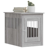 Dog Crate Furniture Grey Sonoma 55x80x68 cm Engineered Wood 838328