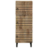 Highboard 40x33.5x110 cm Solid Rough Wood Mango 4018657