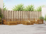 Outdoor Sofa Set 8 pcs Natural 3373864