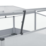 47020 Greenhouse Green 100x100x77 cm Galvanised Steel