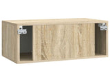 Wall-Mounted TV Cabinet Sonoma Oak 59.5 x 31 x 30 cm 898537