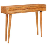 Console Table Brown 110 x 30 x 80 cm Solid Acacia Wood 42003318