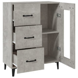 Sideboard Concrete Grey 69.5x34x90 cm Engineered Wood 812217