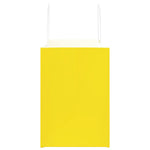 ZNTS Paper Bags 250 pcs with Handles Yellow 32x17x25 cm 4101789