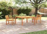 Garden Dining Set 3 pcs Brown Solid Acacia wood 3375645