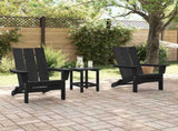 Garden Chair 2 pcs Black 80.5 x 74.5 x 92 cm Polyethylene 3335820