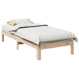 Bed Frame without Mattress 90x200 cm Solid Wood Pine 859220
