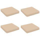4-Piece Seat Cushions VUGHT 4 pcs 100% Polyester Cream 946278
