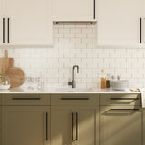 Cabinet Handles 20 pcs Black 320 mm Stainless Steel 3203657