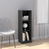 Book Cabinet/Room Divider Grey 36x33x110 cm Solid Pinewood 809938