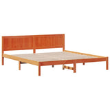 Bed Frame Brown 180 x 200 cm Solid Pine wood 872181