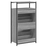 Shoe Cabinet Grey Sonoma 60x34x112 Engineered Wood 840032