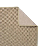 Carpet Runner Sisal Look Sand 80x150 cm 355789