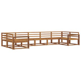 Outdoor Sofa Set 7 pcs Natural Solid Acacia Wood 3368107
