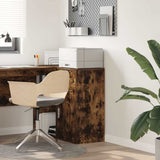 Sideboard with Drawer Smoked Oak 38 x 34 x 75 cm 869550