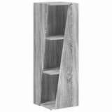 Side Shelf Grey Sonoma 33 x 32 x 100.5 cm Engineered Wood 892423