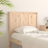 Bed Headboard 105.5x4x100 cm Solid Pine Wood 818075