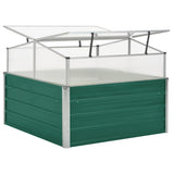 47020 Greenhouse Green 100x100x77 cm Galvanised Steel