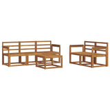 Outdoor Sofa Set 6 pcs Natural 3365997