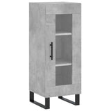 Highboard Concrete Grey 34.5x34x180 cm Engineered Wood 3199453