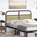 Replace Headboard Sonoma Oak 135 cm Steel and Engineered Wood 4100290