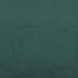 High Back Chair Dark Green Velvet Button Design 352466