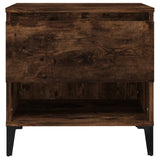 Side Tables 2 pcs Smoked Oak 50x46x50 cm Engineered Wood 819559