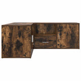 Corner Cabinet Smoked Oak 200x40x45 cm Engineered Wood 3307832