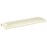 Pallet Cushion Set 2 pcs Cream 150 x 40 x 8 cm Oxford Fbric 42001710