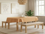 Table Cloth 5 pcs Oval Beige 130 x 180 cm 42040509