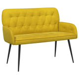 2 Seater Sofa with Metal Legs 2-Seater Yellow Velvet 42051024