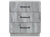 Bedside Cabinet Grey Sonoma 43 x 41 x 63.5 cm Engineered Wood 895251