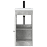 Bathroom Vanity with Sink Concrete Grey 42 x 40 x 84.5 cm 890057