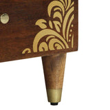 Bedside Cabinet with Drawer 2 pcs Honey Brown 40 x 33 x 46 cm 4018743