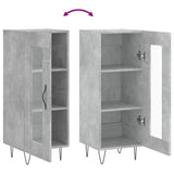 Sideboard Concrete Grey 34.5x34x90 cm Engineered Wood 828792