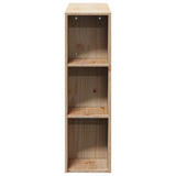 Headboard with Storage 90 cm Solid Wood Pine 855642