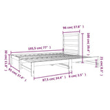 Pull-out Day Bed without Mattress 2x cm 3124747