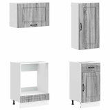 Kitchen Unit KALMAR 8 pcs Grey Sonoma Engineered Wood 3438189
