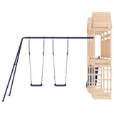 Outdoor Playset Natural Wood Solid Pine Wood Large 3156913