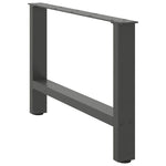 ZNTS Coffee Table Legs Anthracite 2 pcs 70x cm Steel 4013290