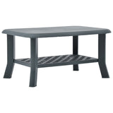 Coffee Table Green 90x60x46 cm Plastic 48794