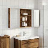 Bathroom Cabinet Set 3 pcs 100 x 10.5 x 50 cm Engineered wood 3403686