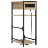 Bedside Cabinet Sonoma Oak 40 x 27 x 76 cm Engineered Wood 859571