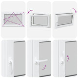Tilt & Turn Basement Window RISOR 90 x 60 cm 42047204
